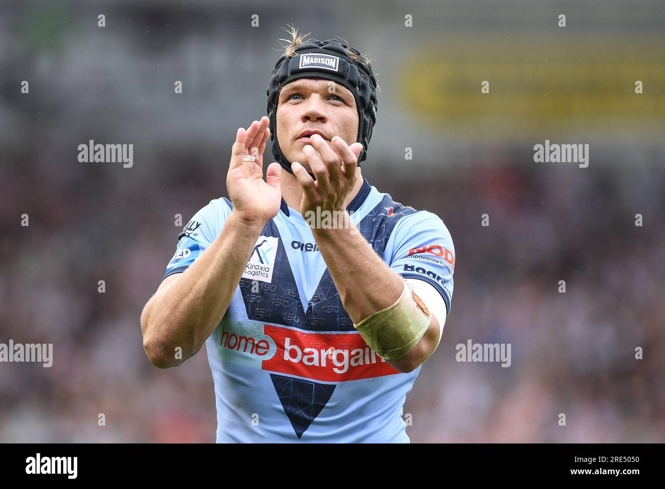 Warrington, Angleterre - 22 juillet 2023 - Jonny Lomax de St Helens. Demi-finale de la Challenge Cup, St. Helens vs York Valkyrie au stade Halliwell Jones, Warrington, Royaume-Uni Banque D'Images