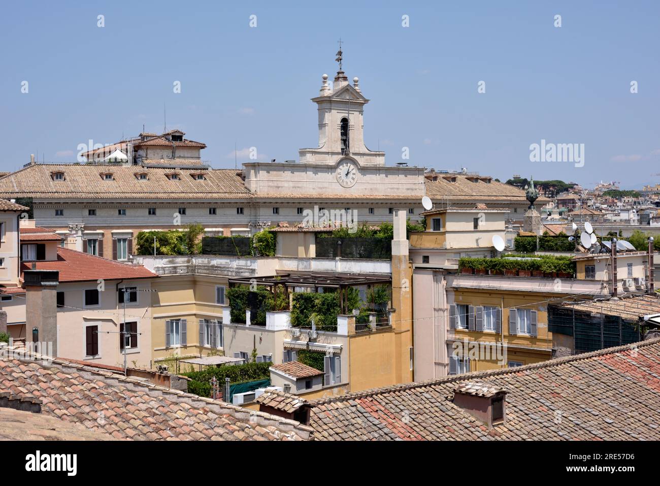 Rooftops, Rome, Italie Banque D'Images