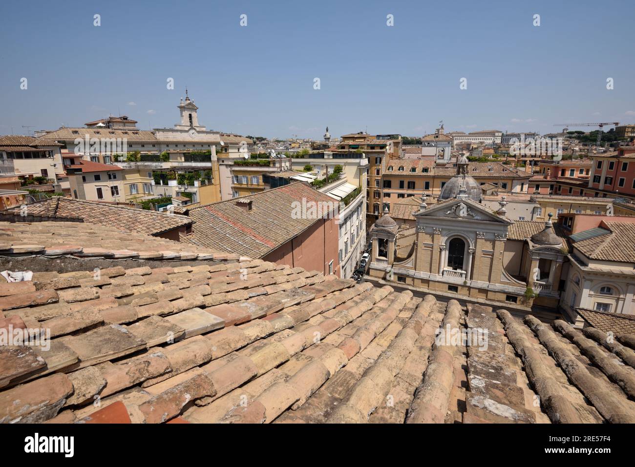 Rooftops, Rome, Italie Banque D'Images