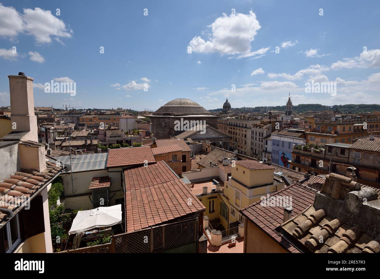 Rooftops, Rome, Italie Banque D'Images