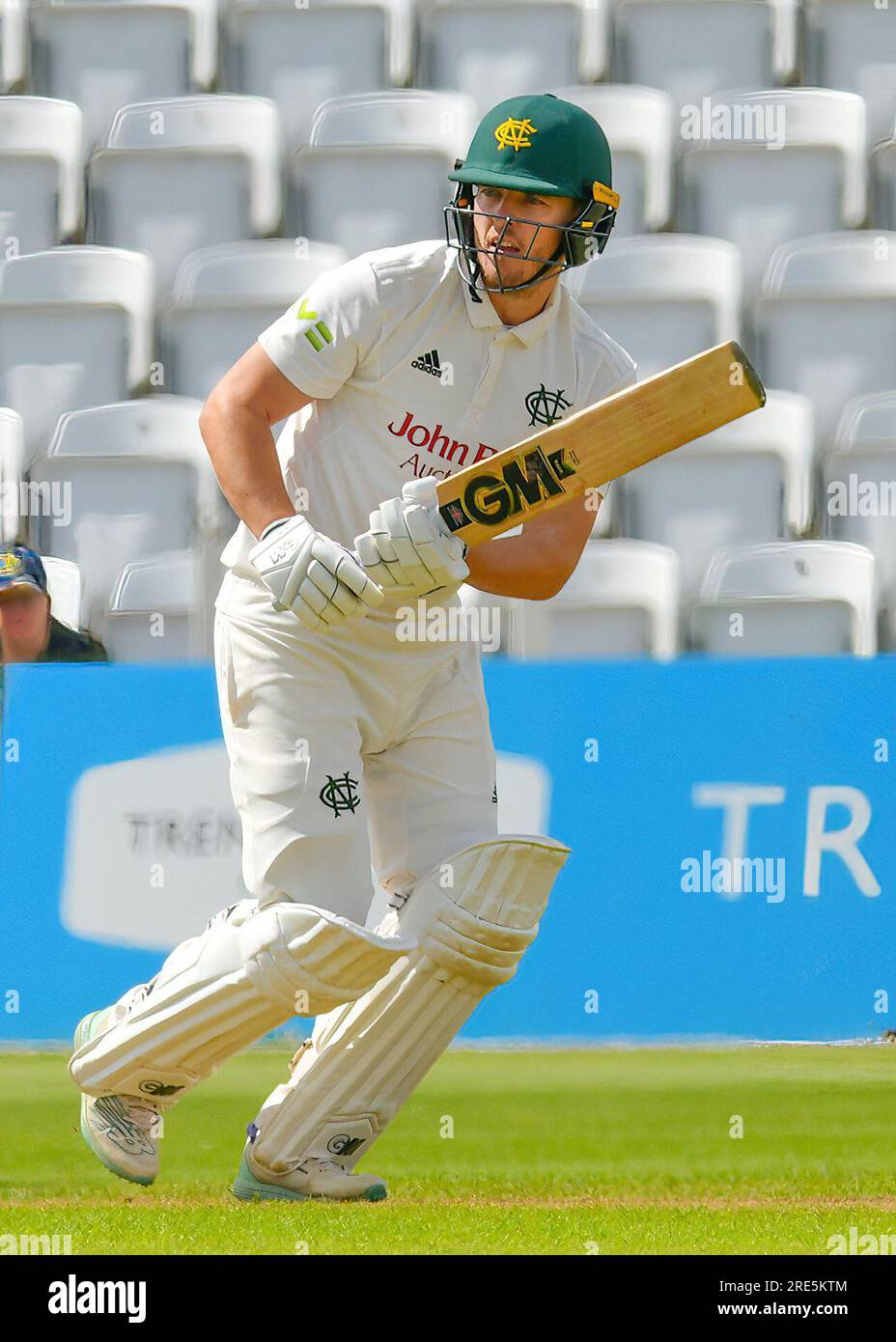 25 juillet 2023 - Trent Bridge Cricket Ground, Nottingham. Événement : LV Inter County Championship : Notts CCC v Kent CCCCCaption : SLATER Ben (Nottingham CCC) photo : Mark Dunn/Alamy Live News (événements) Banque D'Images