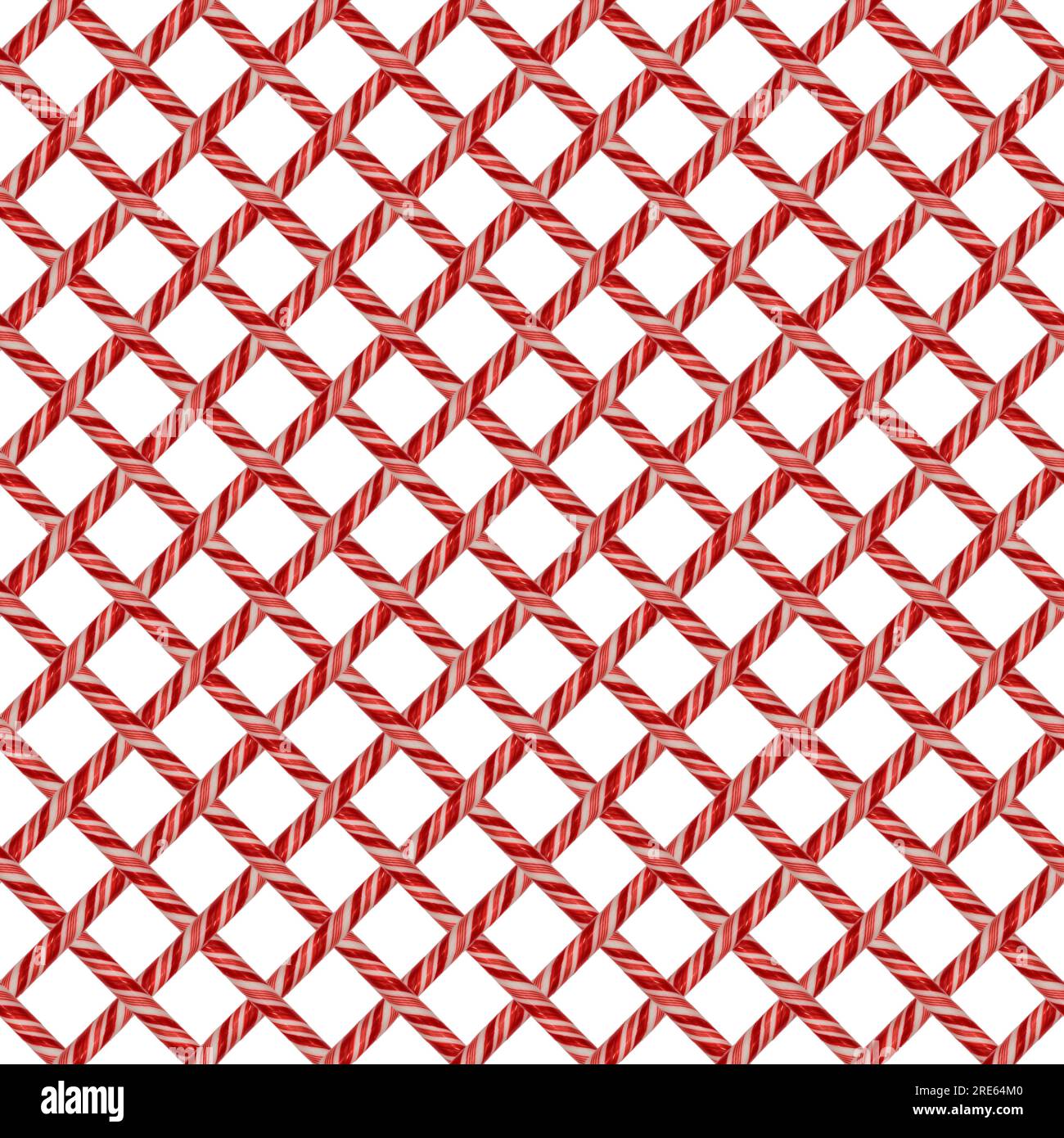 Motif sans couture, répétitif de cannes de bonbons. Peut être juxtaposé horizontalement et verticalement pour former un motif sans couture. Banque D'Images Motif sans couture, répétitif de cannes de bonbons. Peut être juxtaposé horizontalement et verticalement pour former un motif sans couture. Banque D'Images