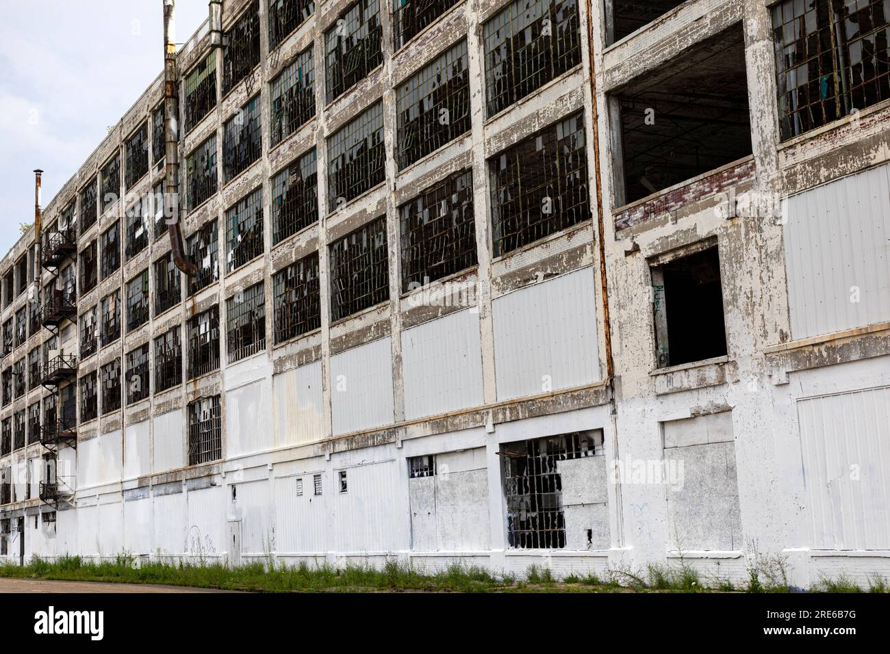 L'usine abandonnée Fisher Body n° 21 à Detroit, Michigan, États-Unis, Banque D'Images