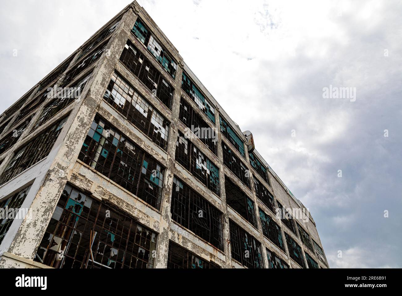 L'usine abandonnée Fisher Body n° 21 à Detroit, Michigan, États-Unis, Banque D'Images