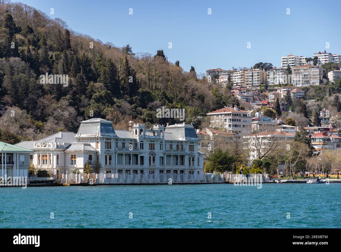 Une photo du Consulat général de la République arabe d'Egypte à Istanbul. Banque D'Images