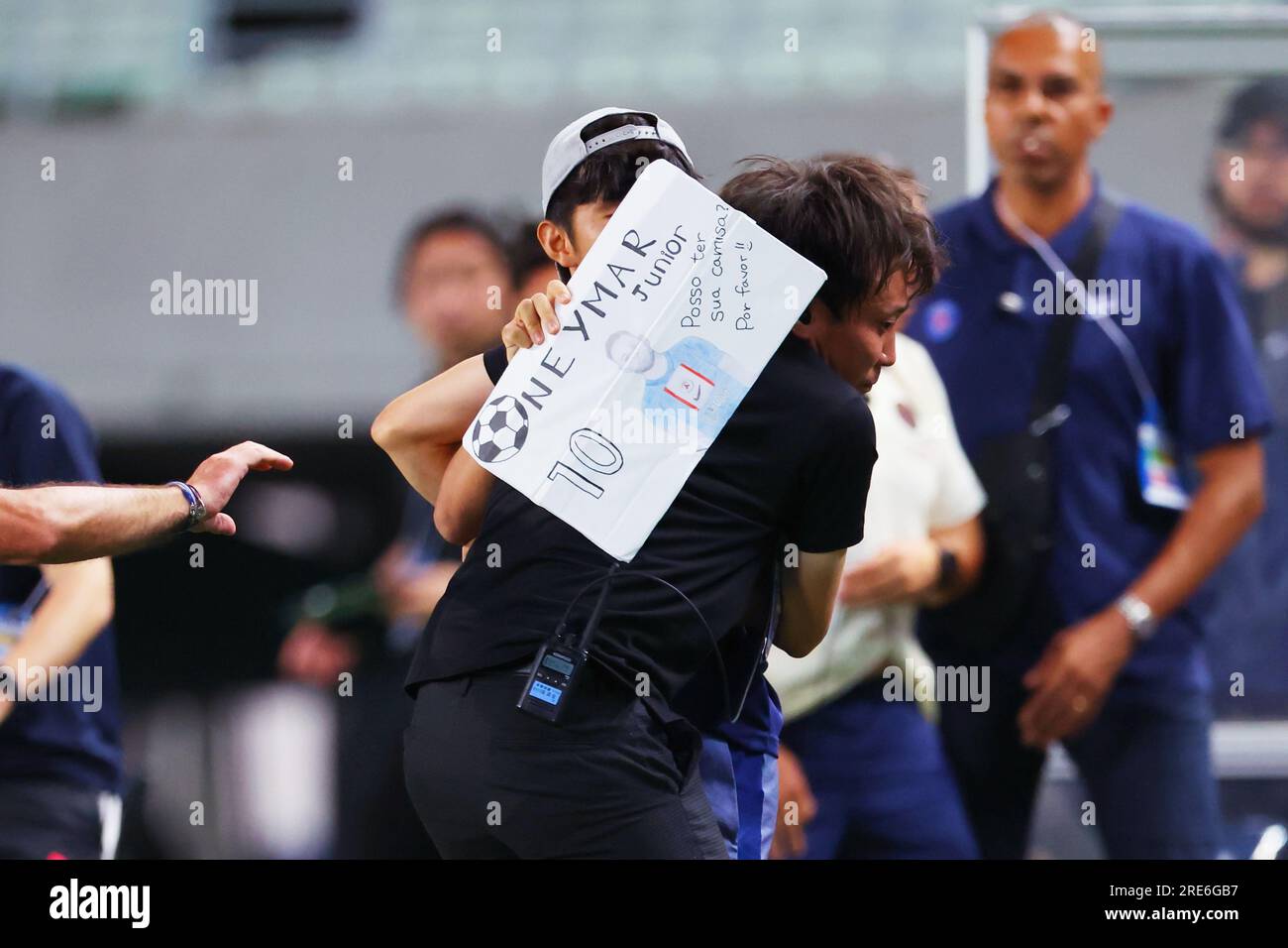 Osaka, Japon. 25 juillet 2023. Vue générale football/football : Match amical entre le Paris Saint-Germain 0-0 Al-Nassr FC au Yanmar Stadium Nagai à Osaka, Japon . Crédit : Naoki Nishimura/AFLO SPORT/Alamy Live News Banque D'Images