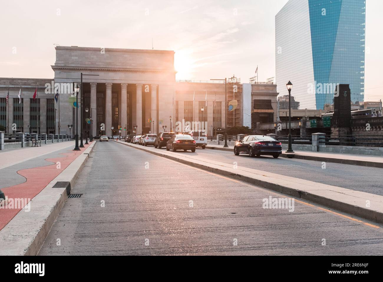 Rues de Philadelphie Banque D'Images