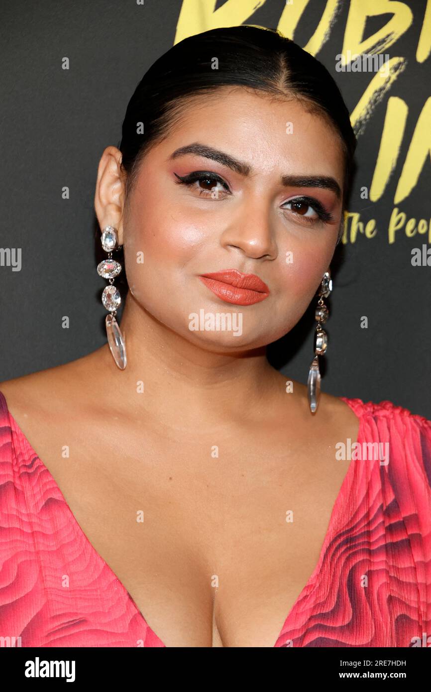 Los Angeles, États-Unis. 25 juillet 2023. Rini Jain, Los Angeles première de National Geographic Documentary films 'Bobi Wine : The People's President au Wallis Annenberg Center for the Performing Arts à Beverly Hills, CA, USA le 25 2023 juillet. Photo de Fati S/ABACAPRESS.COM crédit : Abaca Press/Alamy Live News Banque D'Images