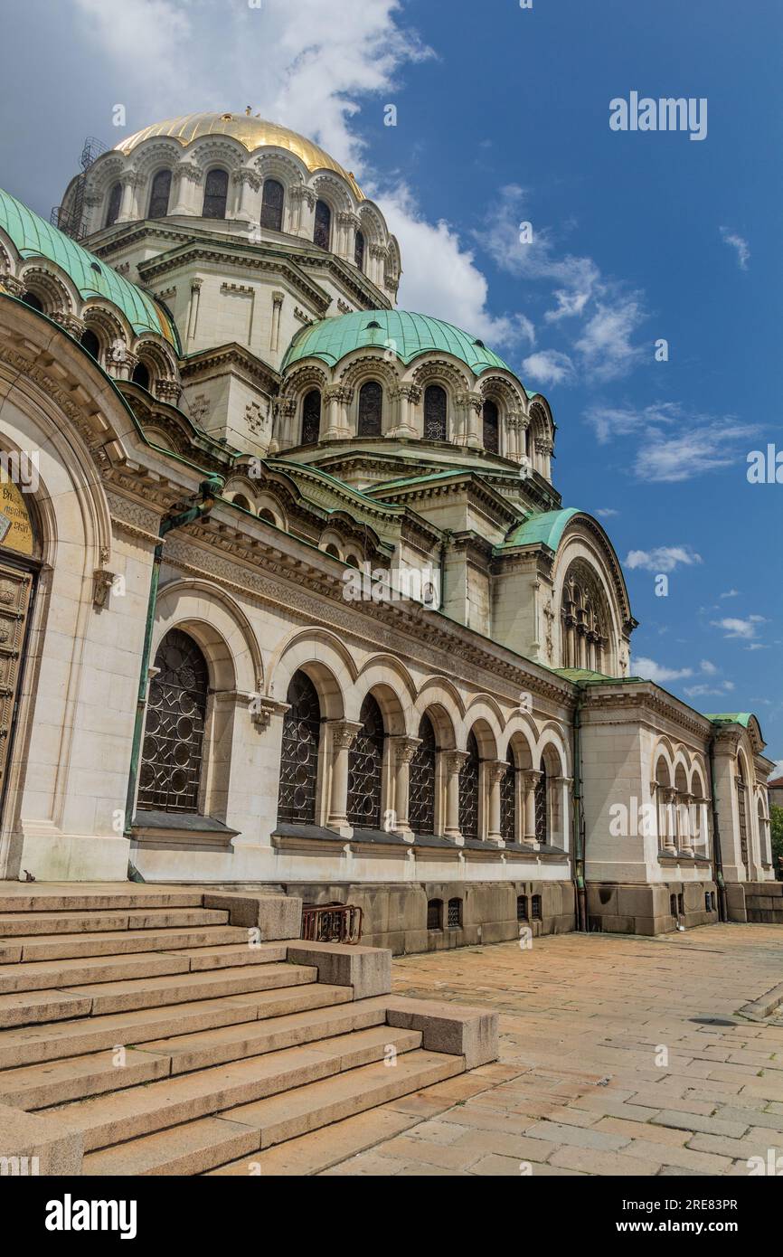 La cathédrale Alexandre Nevski à Sofia, Bulgarie Banque D'Images