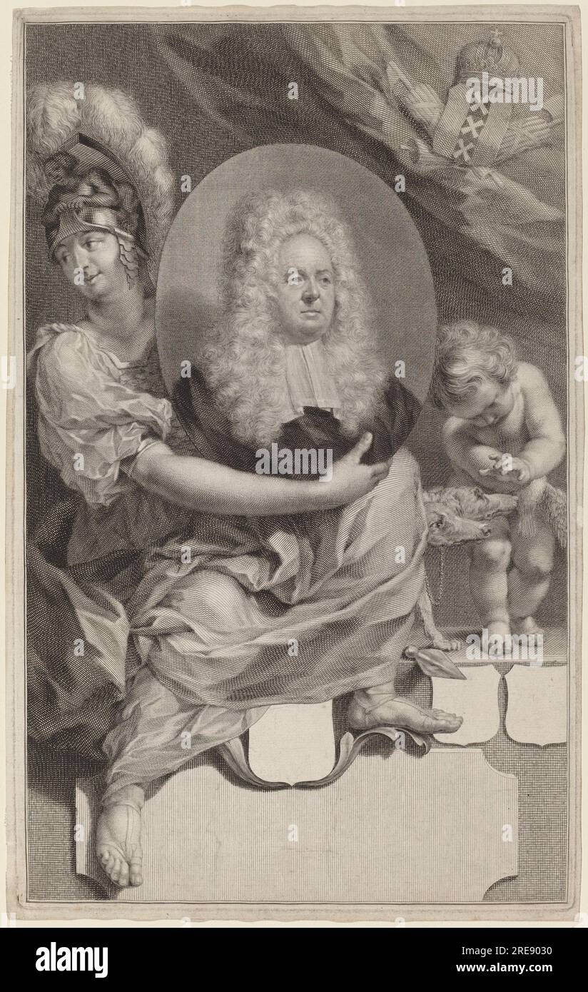 Jacobus Houbraken, d'après Jan Wandelaar, Jan six, gravure sur papier posé, plaque : 6 x 22,6 cm (2 3/8 x 8 7/8 po.) Feuille : 36,9 x 33,1 cm (14 1/2 x 13 1/16 po), Don de la succession de Leo Steinberg, 2011.139.39' Banque D'Images