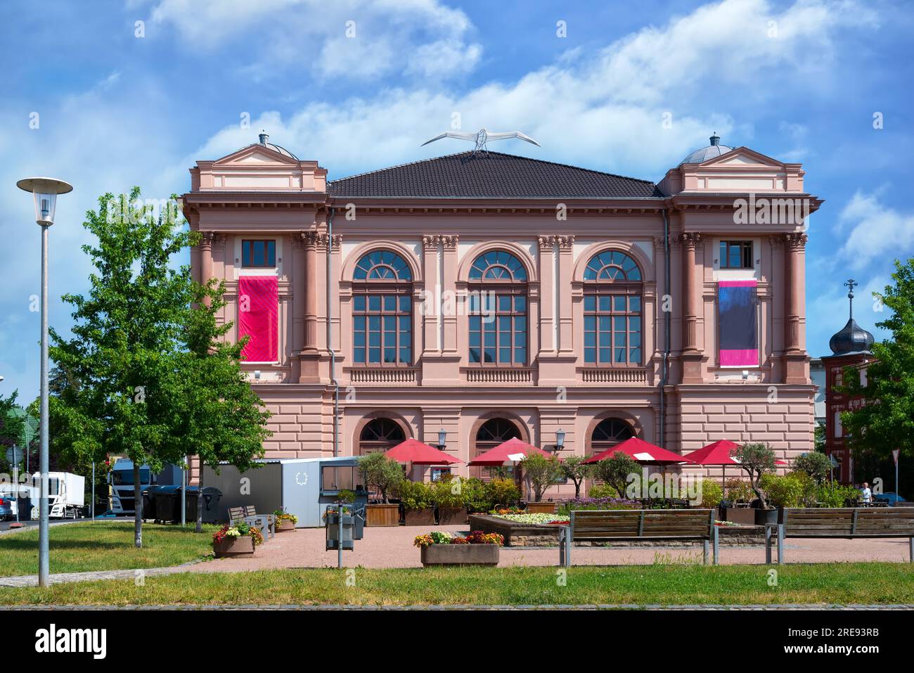 Eisenach, Thüringen, Théâtre national (Landestheater) Banque D'Images