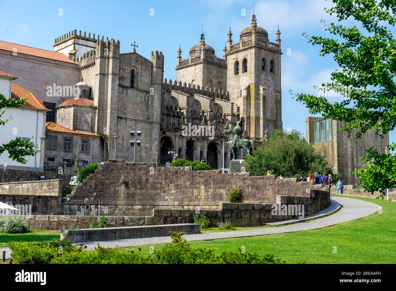 Cathédrale de se Porto Potrugal . Banque D'Images