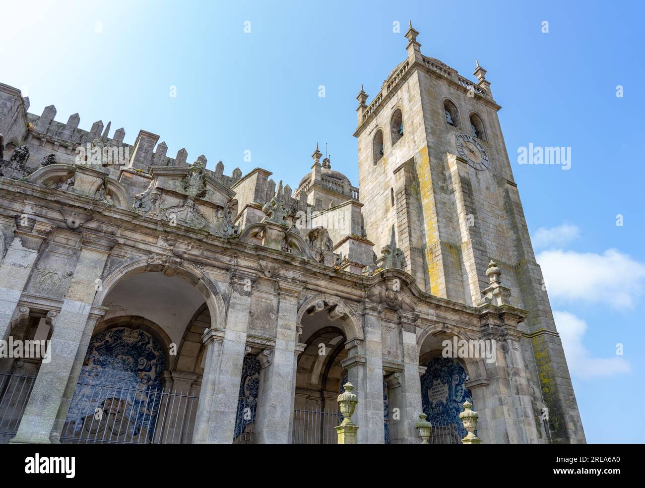 Cathédrale de se Porto Potrugal . Banque D'Images