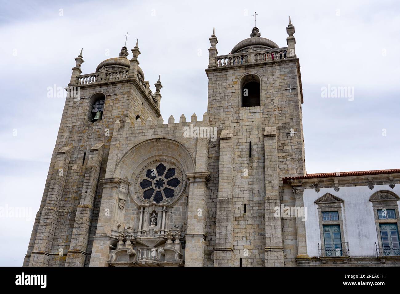 Cathédrale de se Porto Potrugal . Banque D'Images