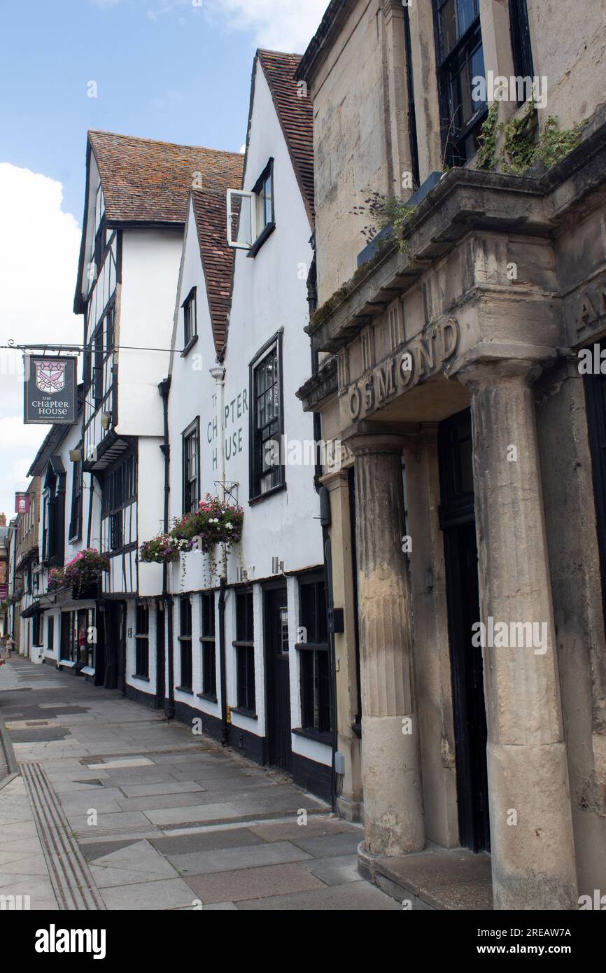 The Chapter House Johns Street, Salisbury, Wiltshire Angleterre Royaume-Uni Banque D'Images