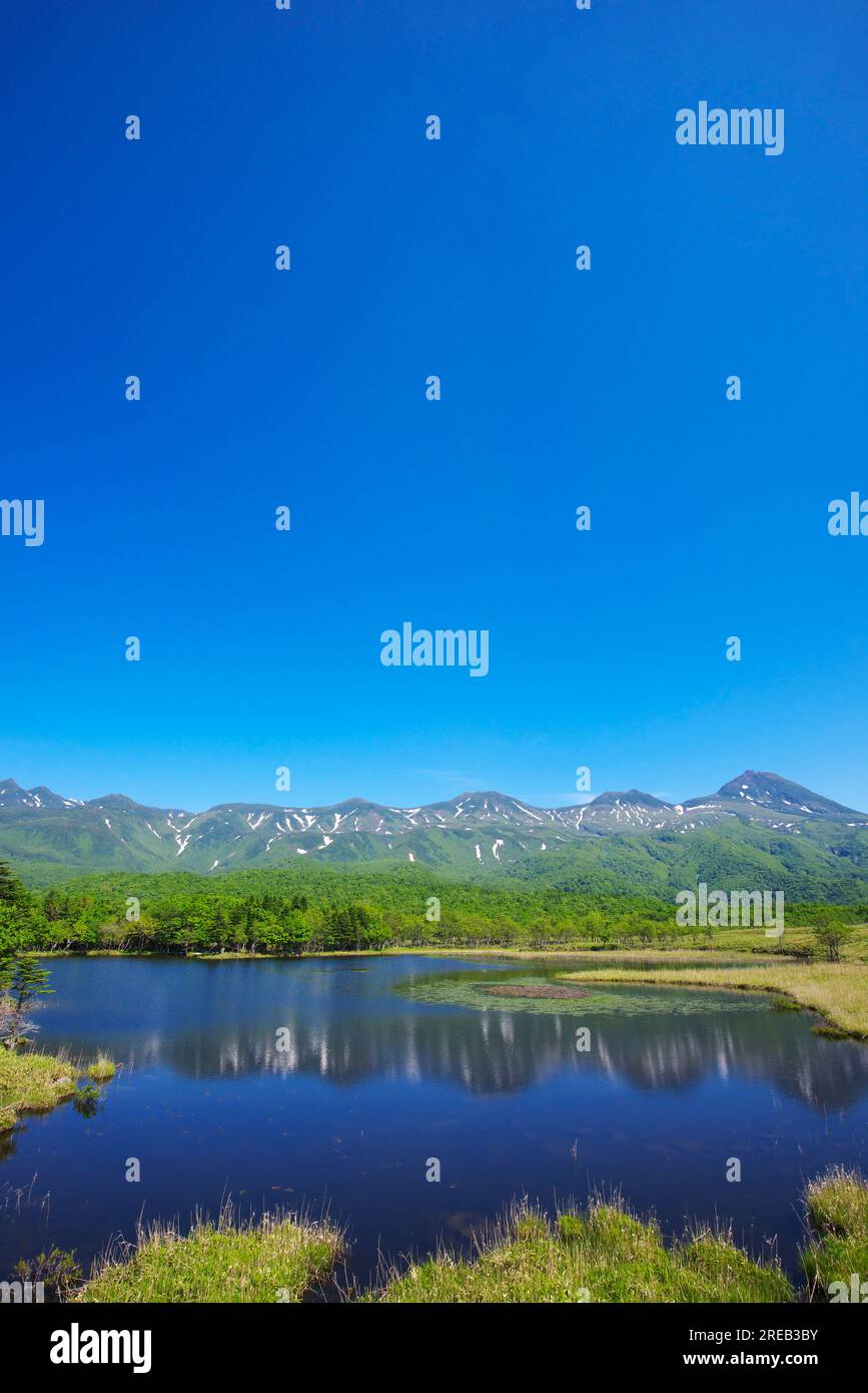 Shiretoko Goko Lakes Banque D'Images