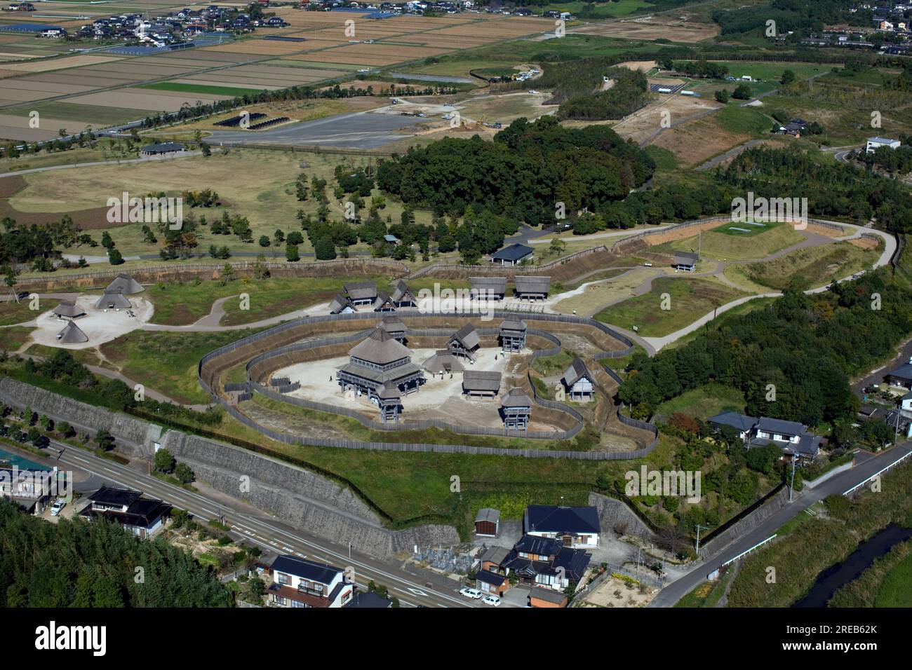 Parc historique de Yoshinogari Banque D'Images