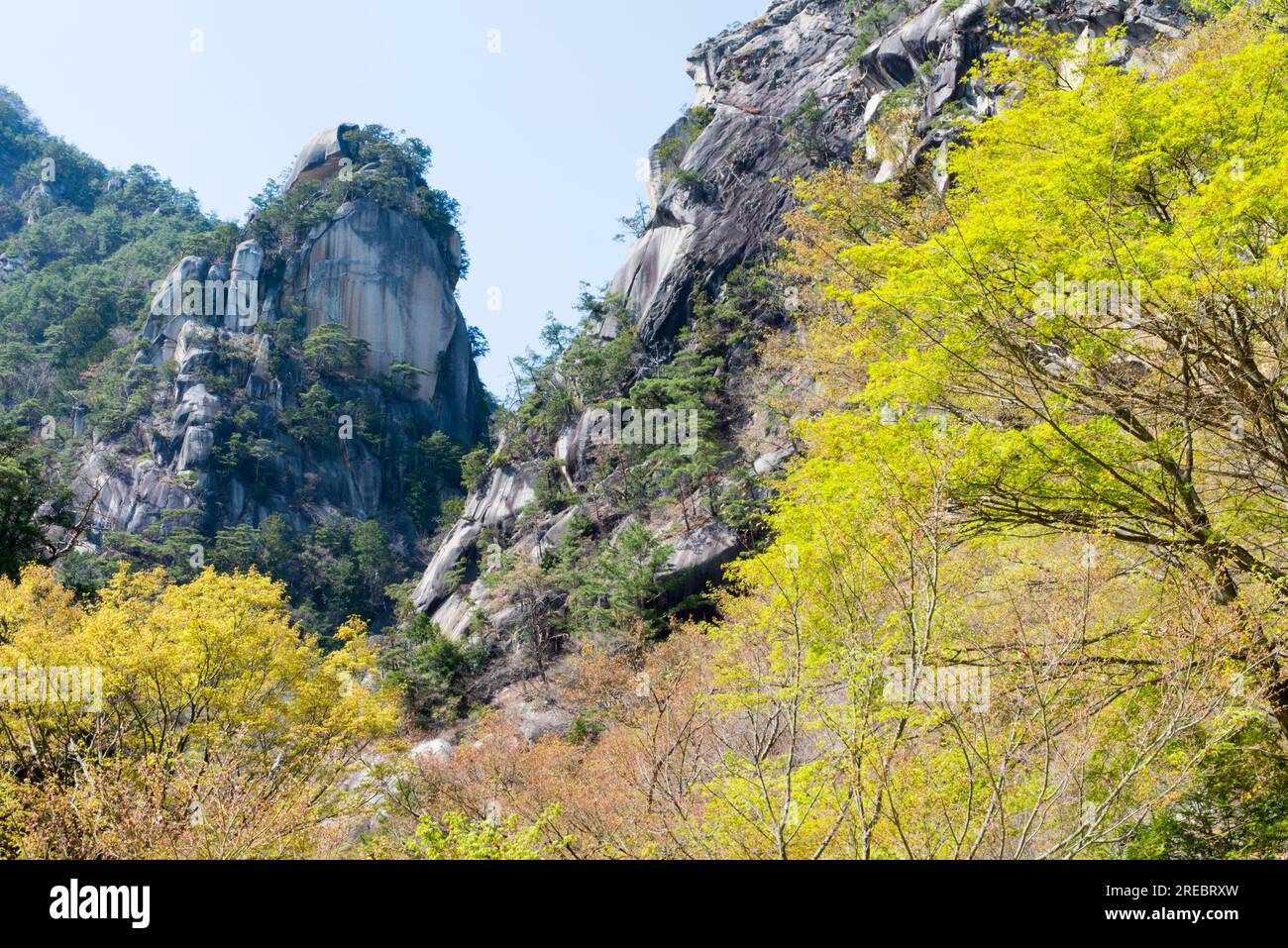 Les Gorges de Shosenkyo Banque D'Images