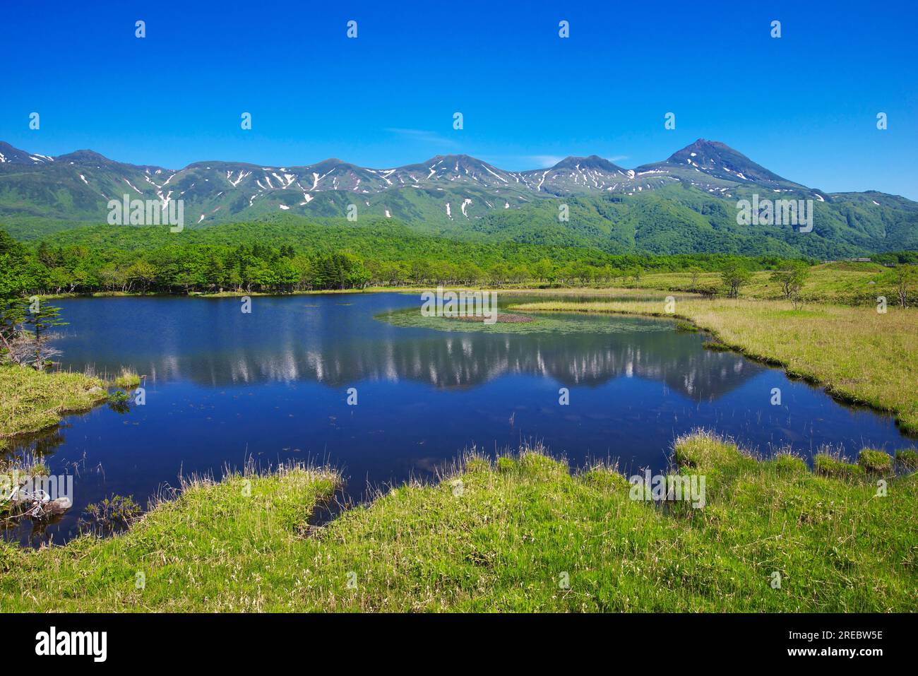 Shiretoko Goko Lakes Banque D'Images