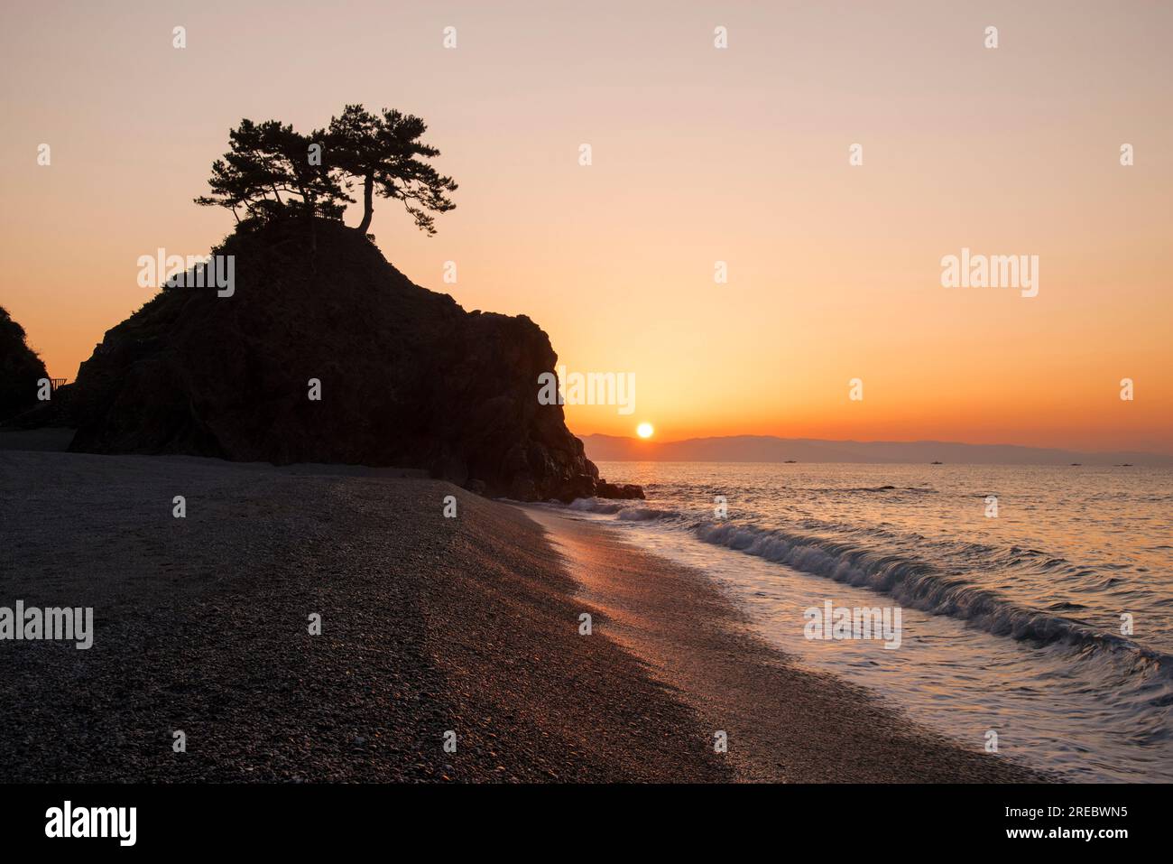 Plage de Katsura Banque D'Images