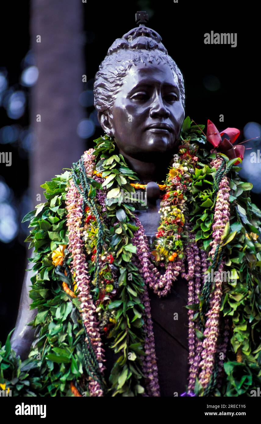 Le 100e anniversaire onipaa observance du renversement de la monarchie hawaïenne au palais Iolani Banque D'Images