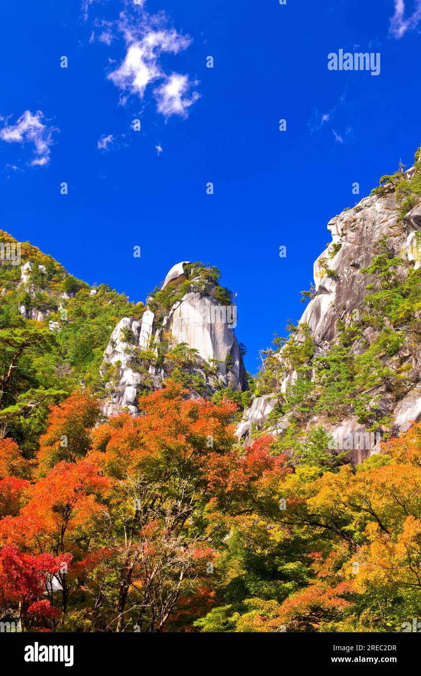 Les Gorges de Shosenkyo Banque D'Images