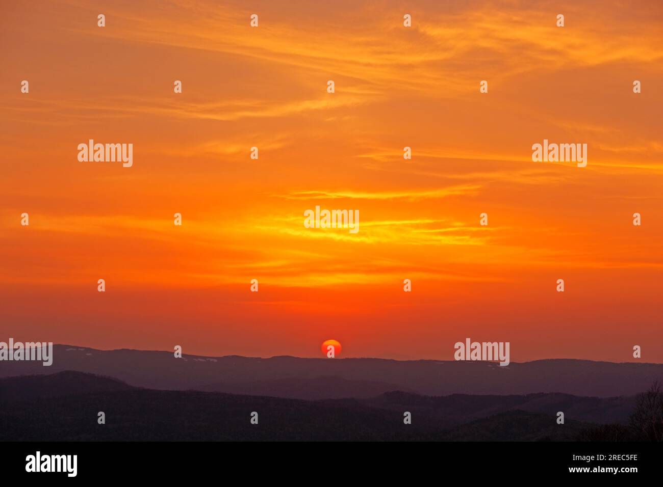 Coucher de soleil Banque D'Images