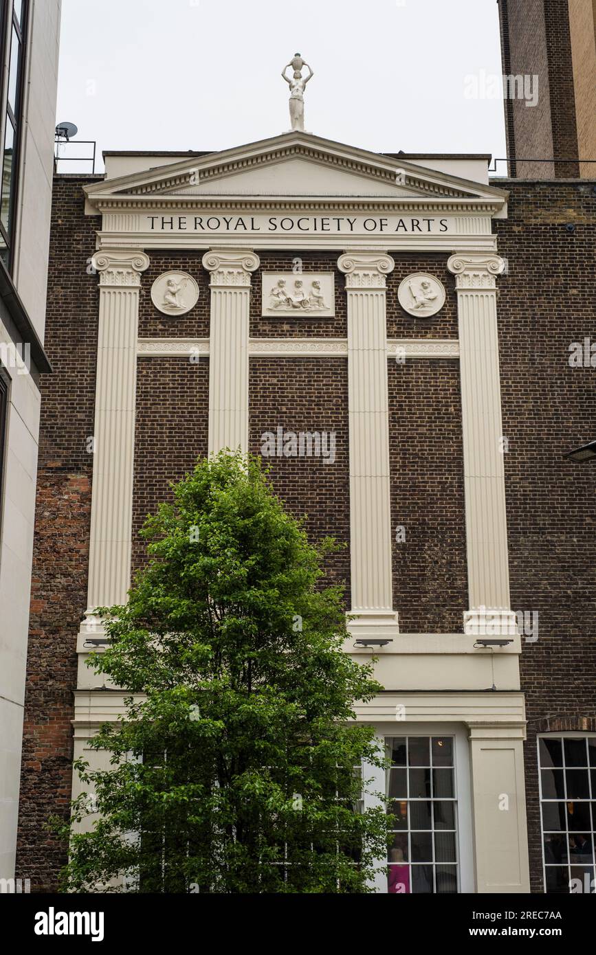 Royal Society of Arts, Londres, Royaume-Uni Banque D'Images