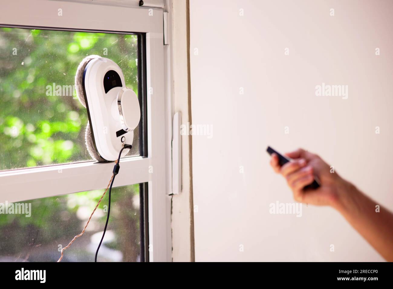 Lave-glace automatique. Machine pour appareils robotisés Banque D'Images
