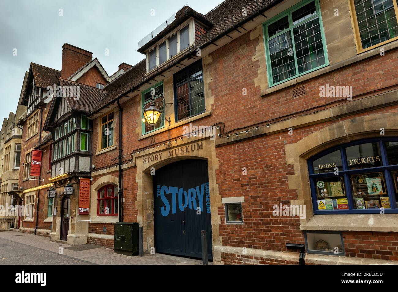 The Story Museum dans le centre-ville d'Oxford, angleterre, Royaume-Uni. Banque D'Images