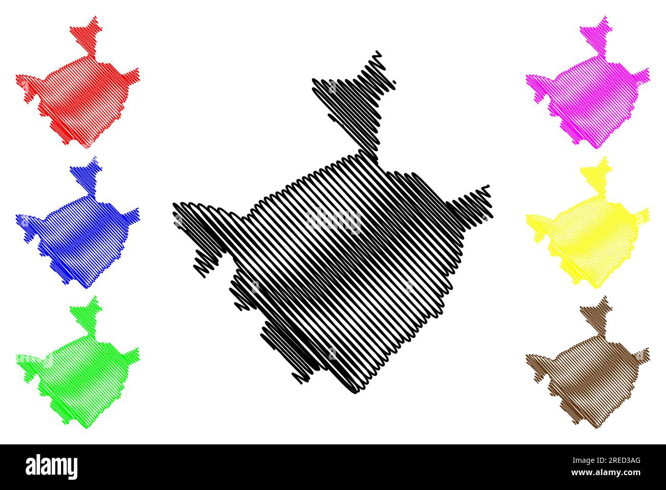 Ville de Norwich et district non métropolitain (Royaume-Uni de Grande-Bretagne et d'Irlande du Nord, comté cérémonial Norfolk, Angleterre) vecteur de carte illus Illustration de Vecteur