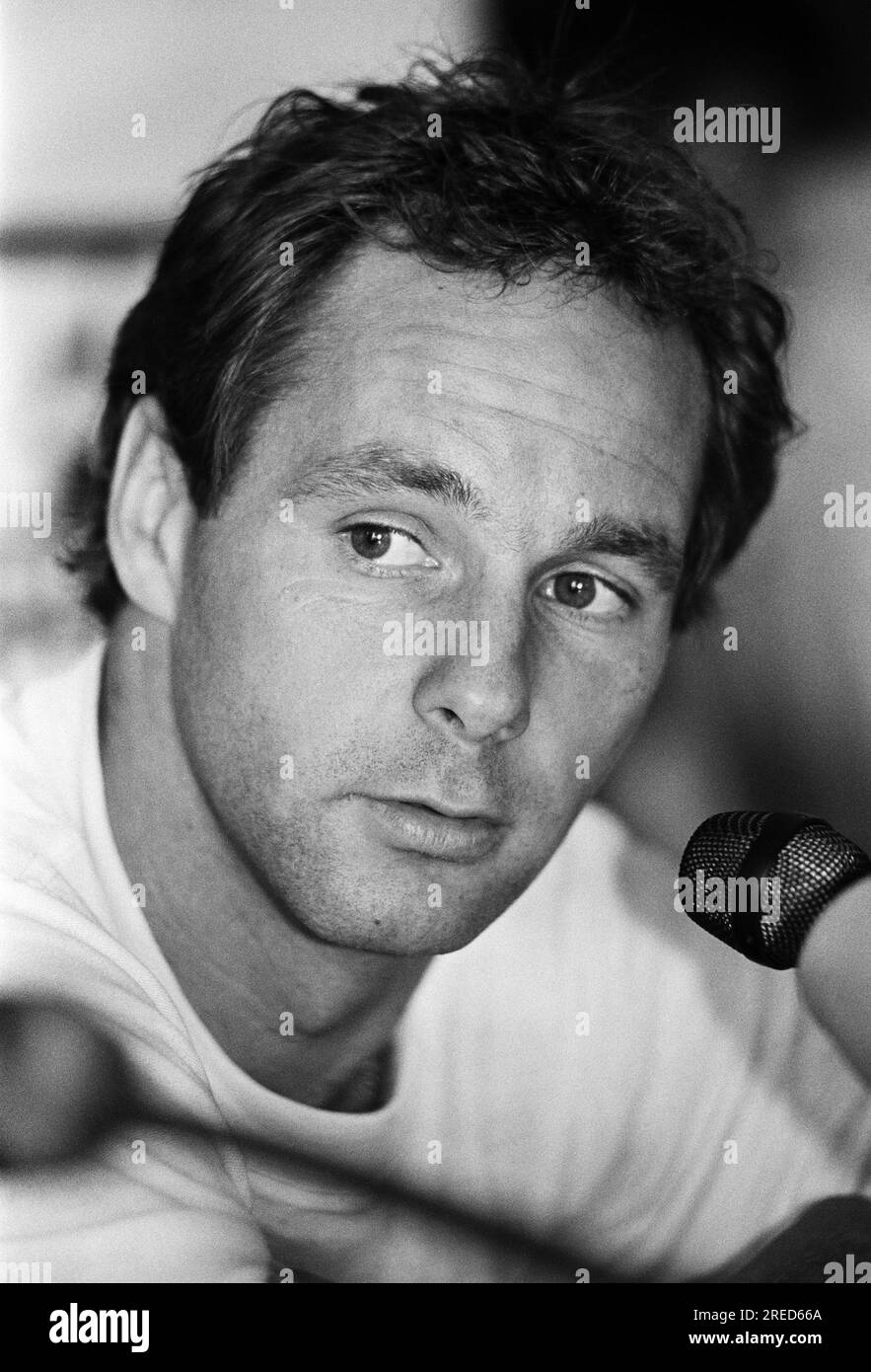 Allemagne, Hockenheim, 15/07/1992 Archive : 35-41-04 essais routiers de Formule 1 au Hockenheimring photo : Gerhard Berger, Honda Marlboro McLaren [traduction automatique] Banque D'Images