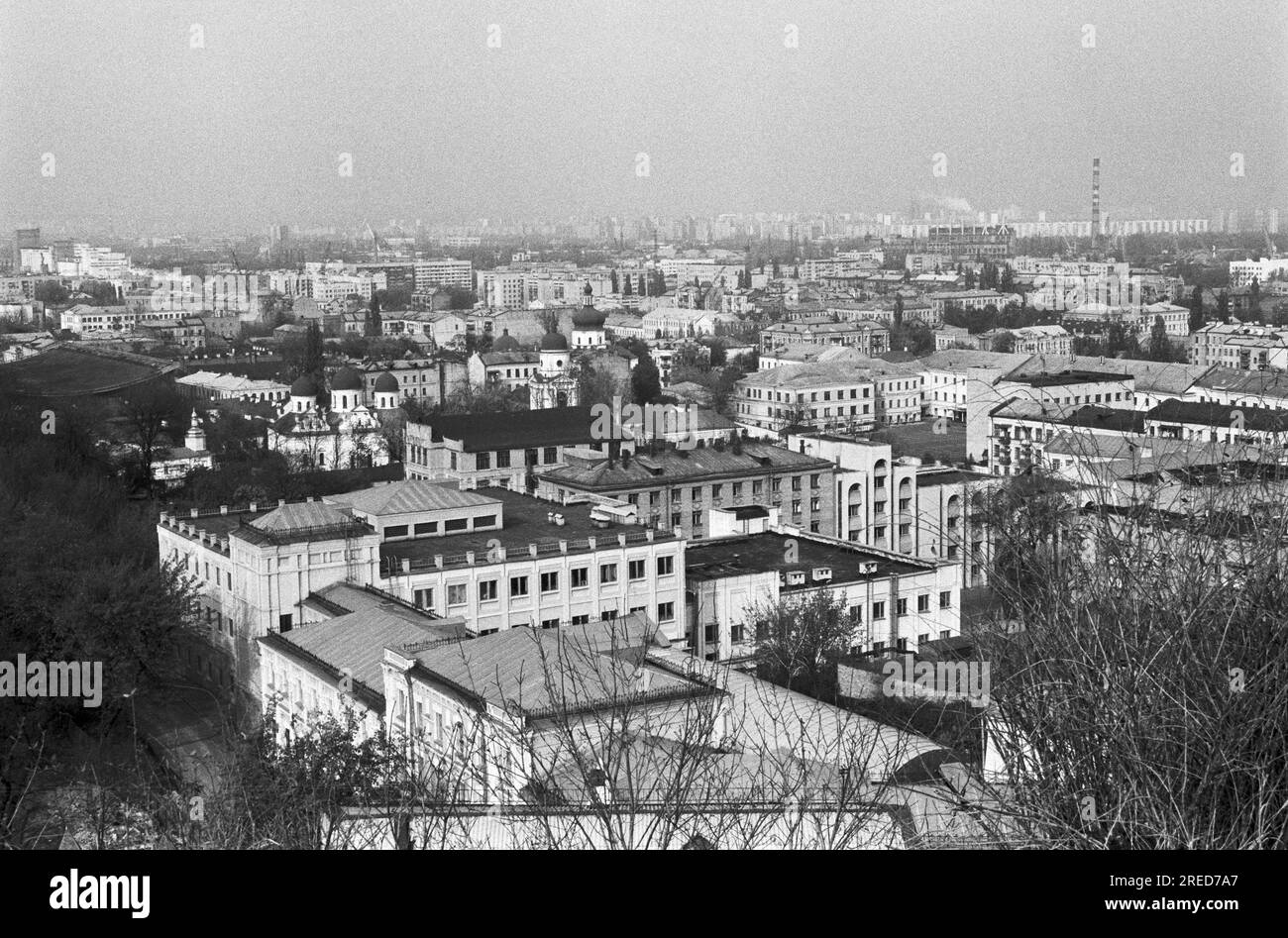 Ukraine,Kiev, 23.10.1992 Archive : 37-19-12 photos de la ville Kiev photo : vue sur la ville [traduction automatique] Banque D'Images