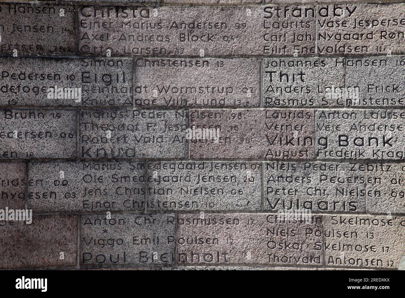 Le Mémorial des pêcheurs, Esbjerg, Danemark. Banque D'Images