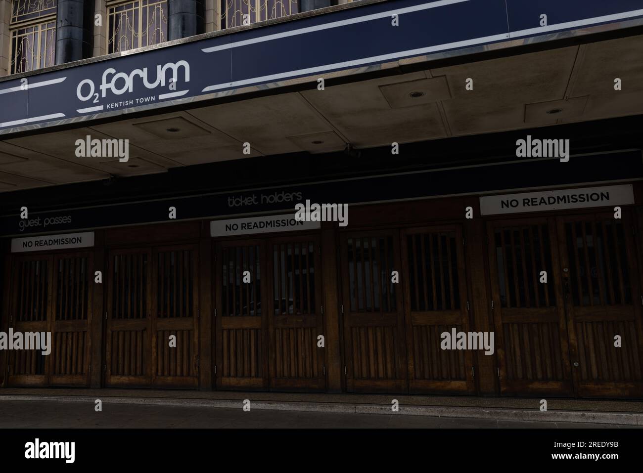 O2 Forum Kentish Town, construit en 1934 en tant que cinéma Art déco, salle de 2 300 capacité est maintenant l'une des destinations de musique live les plus populaires dans la capitale. Banque D'Images