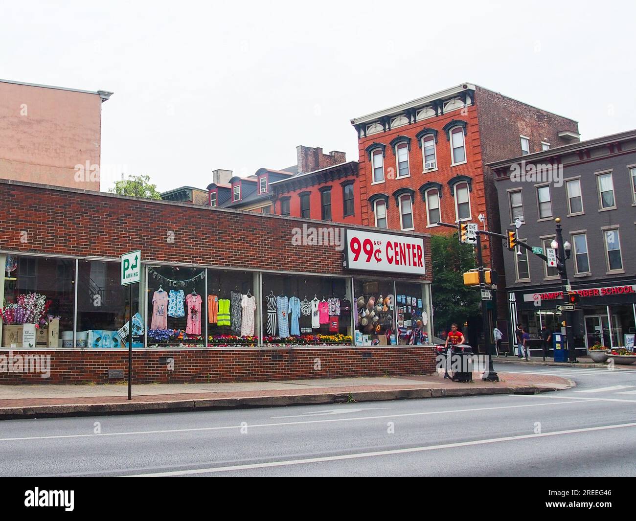 Magasin 99 cent à Lancaster, Pennsylvanie, 5 juin 2023, © Katharine Andriotis Banque D'Images