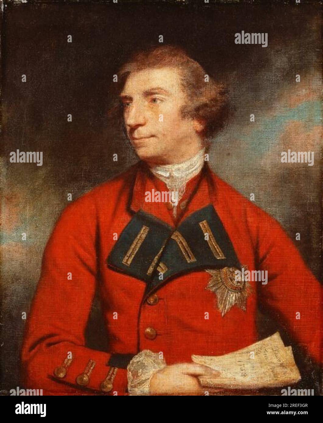 Sir Jeffrey Amherst (1717-1797) 1768 de Joshua Reynolds Banque D'Images