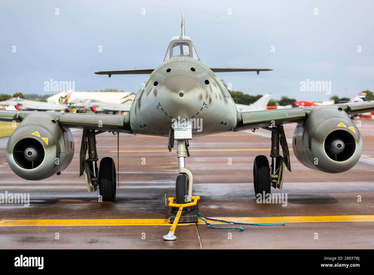 Messerschmitt Me 262 avion à réaction de reproduction Banque D'Images