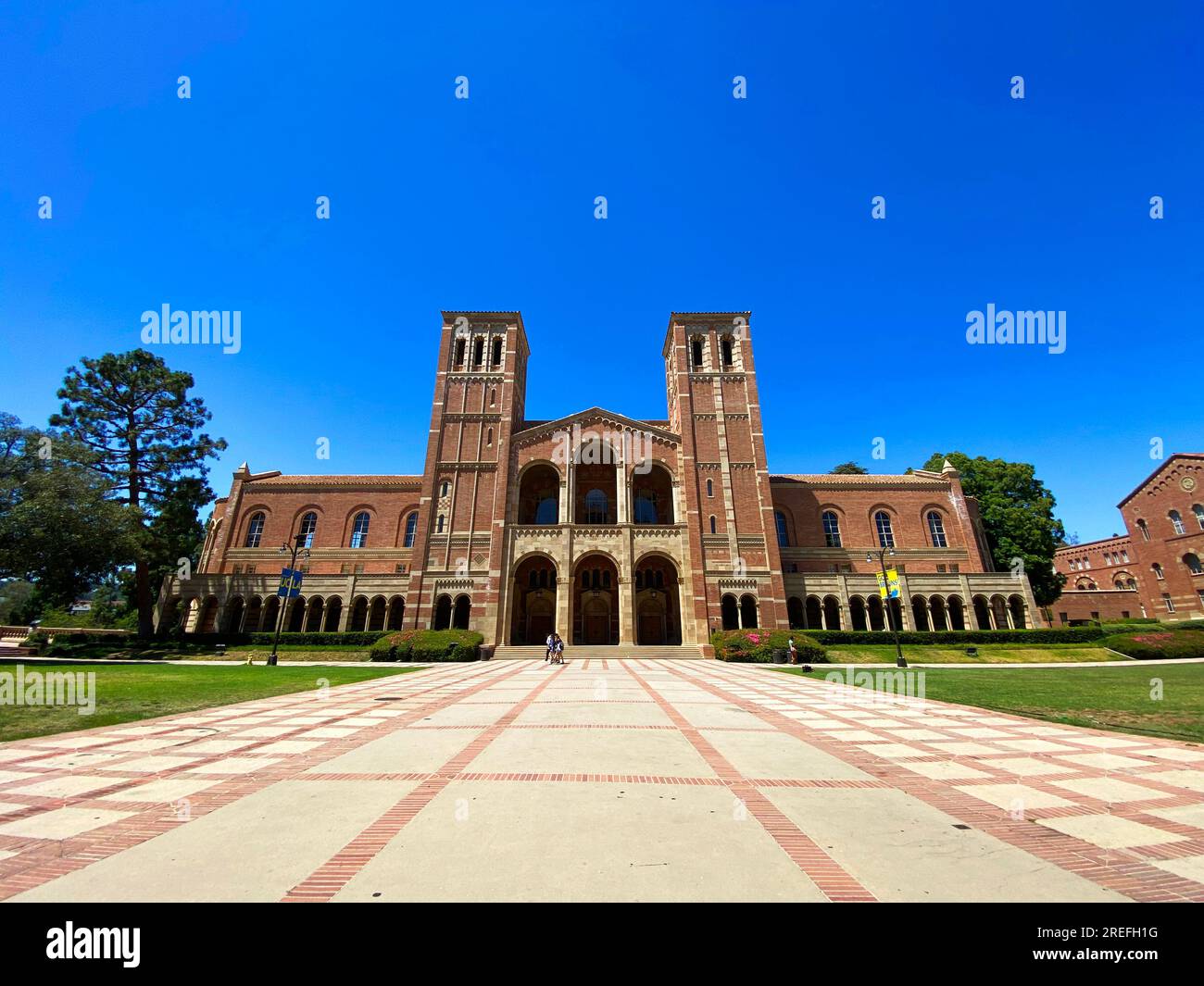 Royce Hall à UCLA, l'Université de Californie Los Angeles, à Westwood Banque D'Images