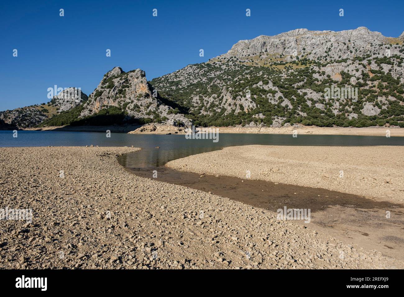 Réservoir Gorg Blau, Escorca, Majorque, Iles Baléares, Espagne Banque D'Images