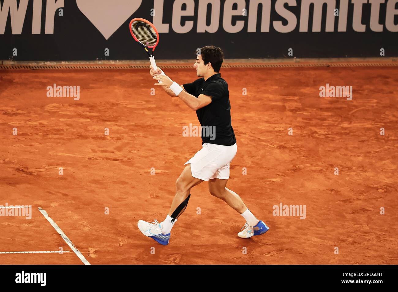 Hambourg, Hambourg, Allemagne. 27 juillet 2023. CRISTIAN GARIN (CHI) - HAMBURG EUROPEAN OPEN - Hamburg - Homme tennis, ATP500, 27.7,2023, Hamburg (tennis am Rothenbaum), Germany, Foto : Mathias Schulz (image de crédit : © Mathias Schulz/ZUMA Press Wire) À USAGE ÉDITORIAL UNIQUEMENT! Non destiné à UN USAGE commercial ! Banque D'Images