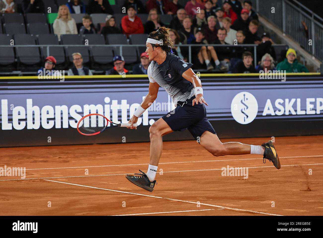 Hambourg, Hambourg, Allemagne. 27 juillet 2023. ZHIZHEN ZHANG (CHN) - HAMBURG EUROPEAN OPEN - Hamburg - Homme tennis, ATP500, 27.7,2023, Hamburg (tennis am Rothenbaum), Germany, Foto : Mathias Schulz (image de crédit : © Mathias Schulz/ZUMA Press Wire) USAGE ÉDITORIAL UNIQUEMENT! Non destiné à UN USAGE commercial ! Banque D'Images