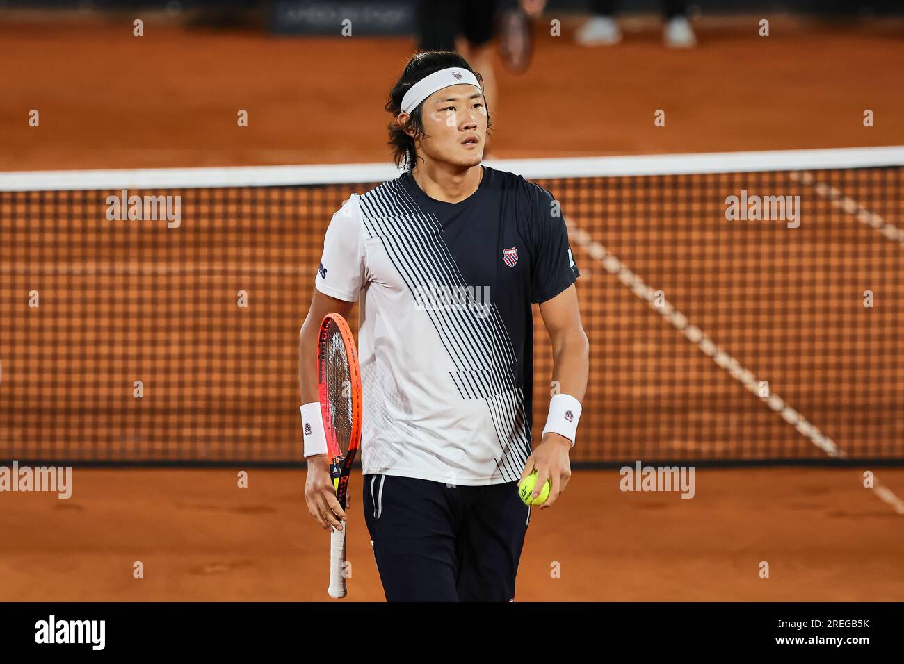 Hambourg, Hambourg, Allemagne. 27 juillet 2023. ZHIZHEN ZHANG (CHN) - HAMBURG EUROPEAN OPEN - Hamburg - Homme tennis, ATP500, 27.7,2023, Hamburg (tennis am Rothenbaum), Germany, Foto : Mathias Schulz (image de crédit : © Mathias Schulz/ZUMA Press Wire) USAGE ÉDITORIAL UNIQUEMENT! Non destiné à UN USAGE commercial ! Banque D'Images