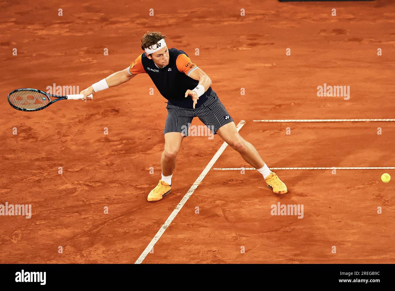 Hambourg, Hambourg, Allemagne. 27 juillet 2023. CASPER RUUD (NOR) - HAMBURG EUROPEAN OPEN - Hamburg - Homme tennis, ATP500, 27.7,2023, Hamburg (tennis am Rothenbaum), Germany, Foto : Mathias Schulz (image de crédit : © Mathias Schulz/ZUMA Press Wire) À USAGE ÉDITORIAL UNIQUEMENT! Non destiné à UN USAGE commercial ! Banque D'Images