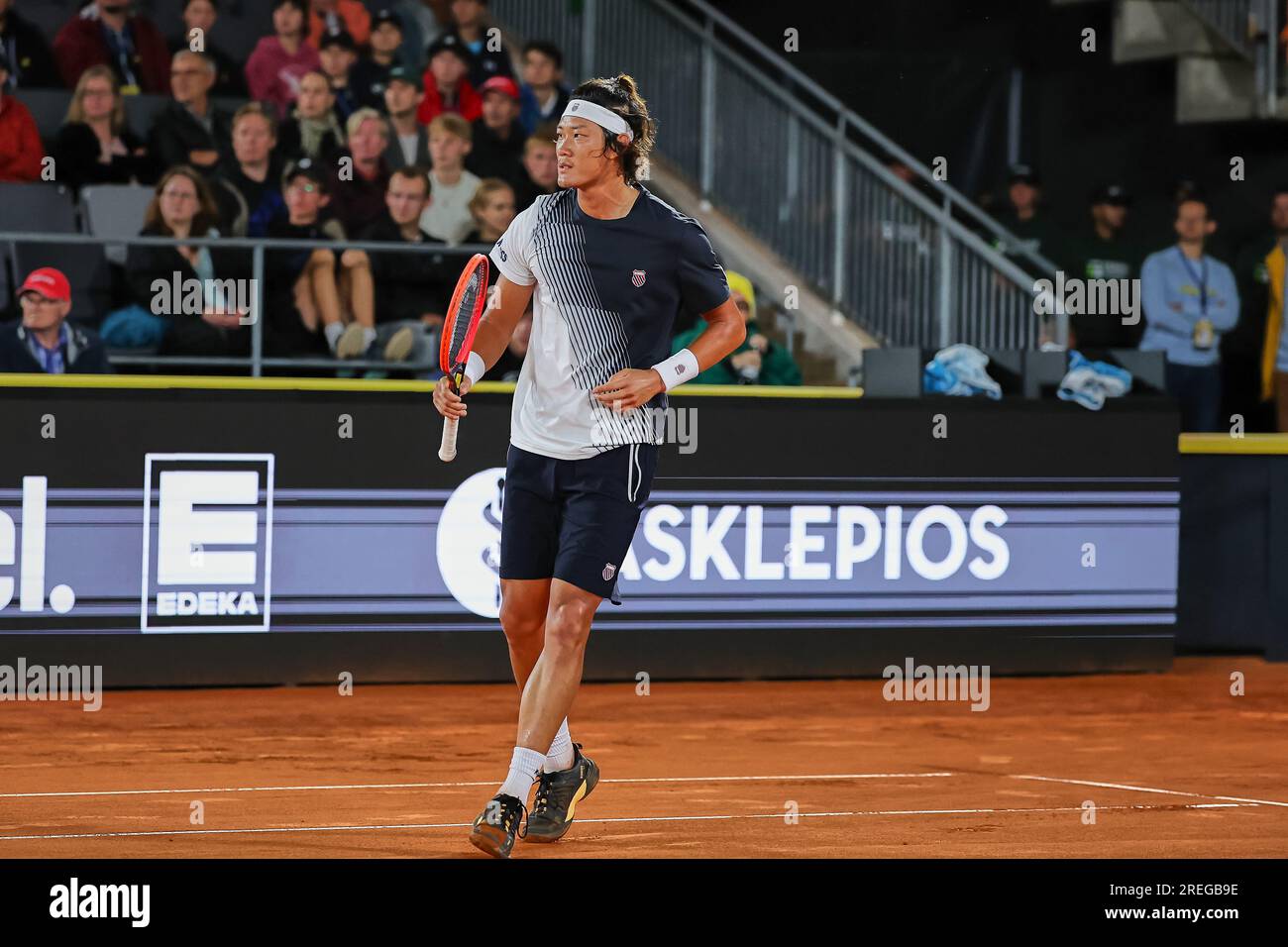 Hambourg, Hambourg, Allemagne. 27 juillet 2023. ZHIZHEN ZHANG (CHN) - HAMBURG EUROPEAN OPEN - Hamburg - Homme tennis, ATP500, 27.7,2023, Hamburg (tennis am Rothenbaum), Germany, Foto : Mathias Schulz (image de crédit : © Mathias Schulz/ZUMA Press Wire) USAGE ÉDITORIAL UNIQUEMENT! Non destiné à UN USAGE commercial ! Banque D'Images