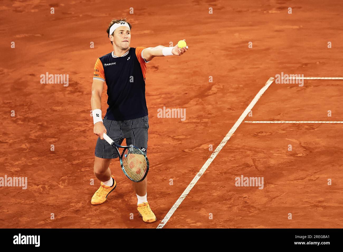 Hambourg, Hambourg, Allemagne. 27 juillet 2023. CASPER RUUD (NOR) - HAMBURG EUROPEAN OPEN - Hamburg - Homme tennis, ATP500, 27.7,2023, Hamburg (tennis am Rothenbaum), Germany, Foto : Mathias Schulz (image de crédit : © Mathias Schulz/ZUMA Press Wire) À USAGE ÉDITORIAL UNIQUEMENT! Non destiné à UN USAGE commercial ! Banque D'Images
