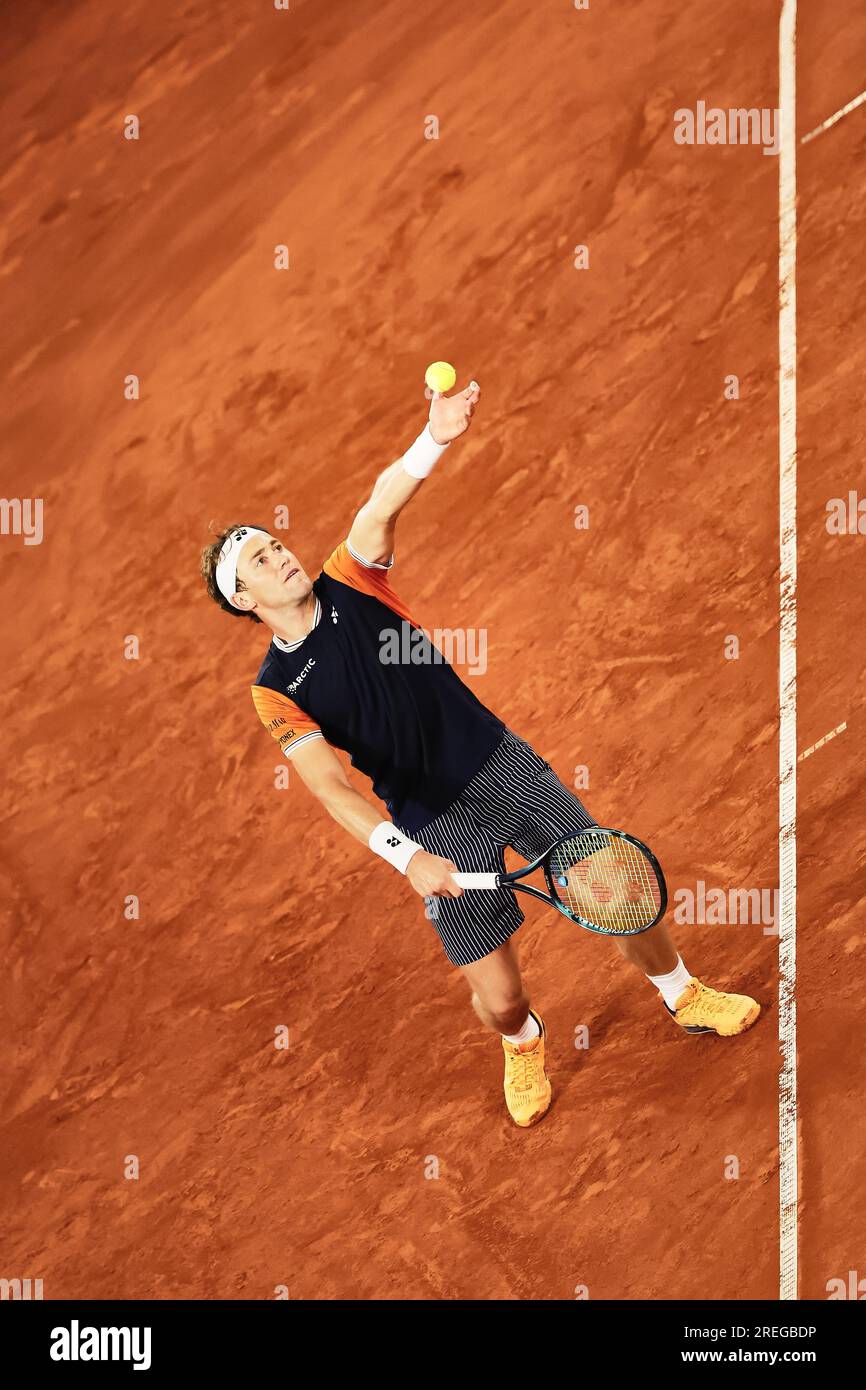 Hambourg, Hambourg, Allemagne. 27 juillet 2023. CASPER RUUD (NOR) - HAMBURG EUROPEAN OPEN - Hamburg - Homme tennis, ATP500, 27.7,2023, Hamburg (tennis am Rothenbaum), Germany, Foto : Mathias Schulz (image de crédit : © Mathias Schulz/ZUMA Press Wire) À USAGE ÉDITORIAL UNIQUEMENT! Non destiné à UN USAGE commercial ! Banque D'Images