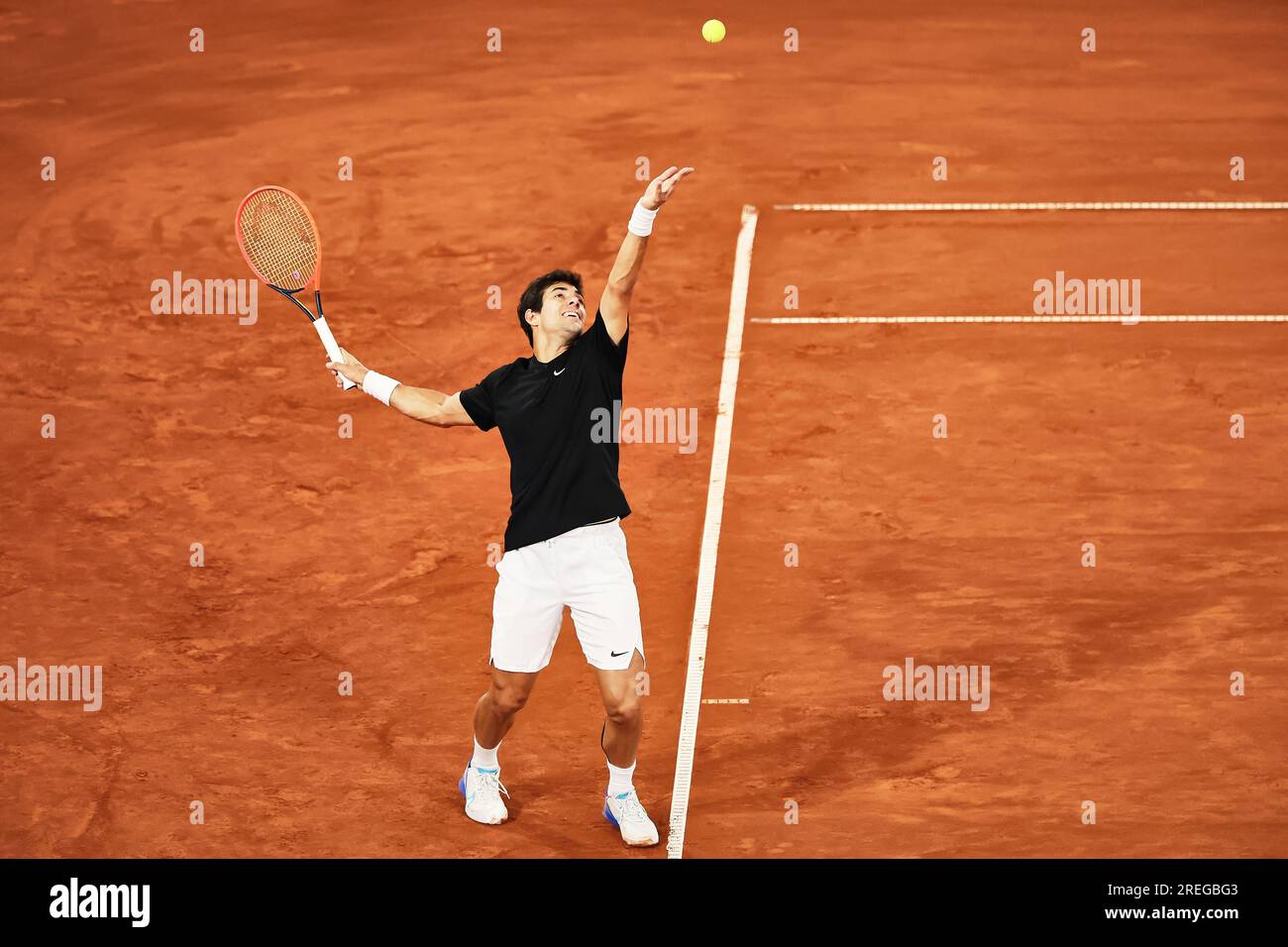 Hambourg, Hambourg, Allemagne. 27 juillet 2023. CRISTIAN GARIN (CHI) - HAMBURG EUROPEAN OPEN - Hamburg - Homme tennis, ATP500, 27.7,2023, Hamburg (tennis am Rothenbaum), Germany, Foto : Mathias Schulz (image de crédit : © Mathias Schulz/ZUMA Press Wire) À USAGE ÉDITORIAL UNIQUEMENT! Non destiné à UN USAGE commercial ! Banque D'Images