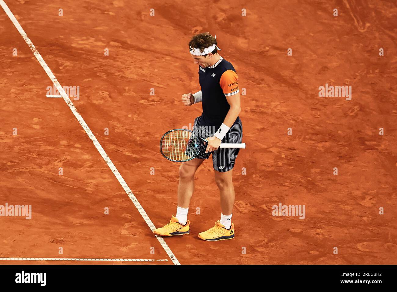 Hambourg, Hambourg, Allemagne. 27 juillet 2023. CASPER RUUD (NOR) - HAMBURG EUROPEAN OPEN - Hamburg - Homme tennis, ATP500, 27.7,2023, Hamburg (tennis am Rothenbaum), Germany, Foto : Mathias Schulz (image de crédit : © Mathias Schulz/ZUMA Press Wire) À USAGE ÉDITORIAL UNIQUEMENT! Non destiné à UN USAGE commercial ! Banque D'Images