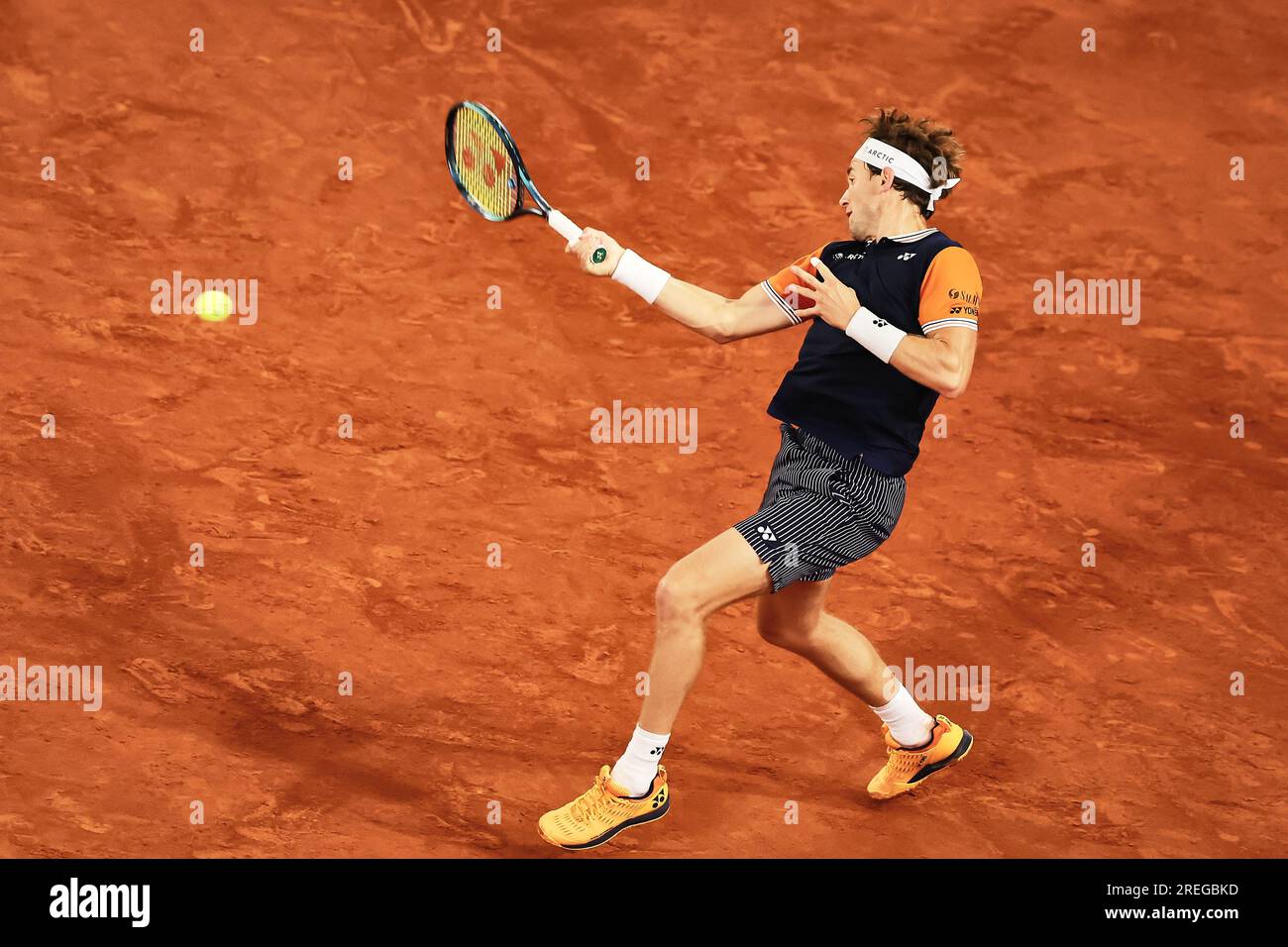 Hambourg, Hambourg, Allemagne. 27 juillet 2023. CASPER RUUD (NOR) - HAMBURG EUROPEAN OPEN - Hamburg - Homme tennis, ATP500, 27.7,2023, Hamburg (tennis am Rothenbaum), Germany, Foto : Mathias Schulz (image de crédit : © Mathias Schulz/ZUMA Press Wire) À USAGE ÉDITORIAL UNIQUEMENT! Non destiné à UN USAGE commercial ! Banque D'Images